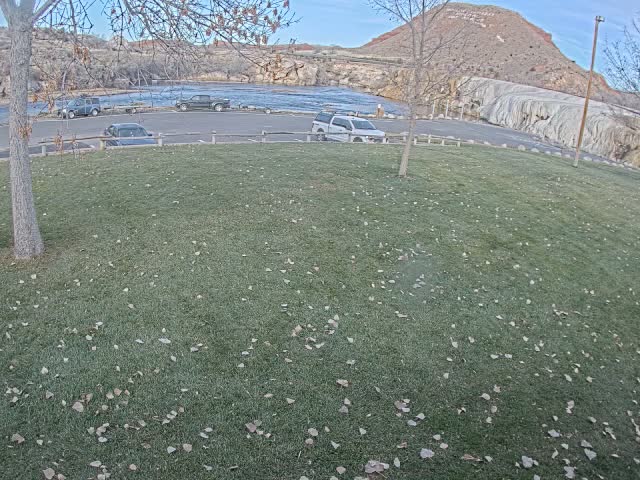 Thermopolis, Hot Springs State Park Bighorn River & Rainbow Terrace Live Cam - Thermopolis, Hot Springs, Wyoming, USA