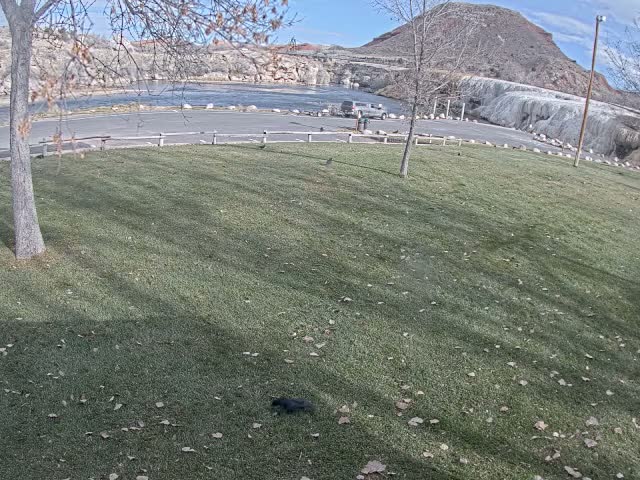 Thermopolis, Hot Springs State Park Bighorn River & Rainbow Terrace Live Cam - Thermopolis, Hot Springs, Wyoming, USA