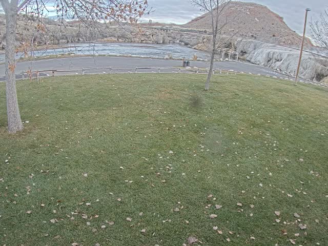 Thermopolis, Hot Springs State Park Bighorn River & Rainbow Terrace Live Cam - Thermopolis, Hot Springs, Wyoming, USA