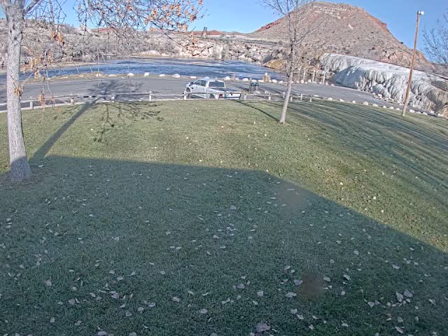 Thermopolis, Hot Springs State Park Bighorn River & Rainbow Terrace Live Cam - Thermopolis, Hot Springs, Wyoming, USA