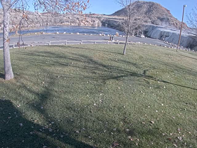 Thermopolis, Hot Springs State Park Bighorn River & Rainbow Terrace Live Cam - Thermopolis, Hot Springs, Wyoming, USA