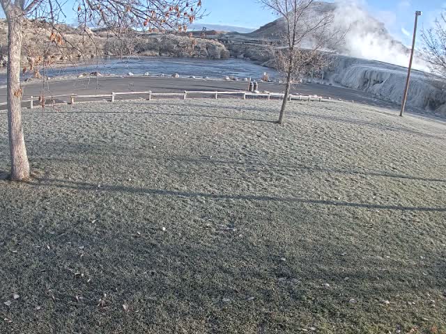 Thermopolis, Hot Springs State Park Bighorn River & Rainbow Terrace Live Cam - Thermopolis, Hot Springs, Wyoming, USA