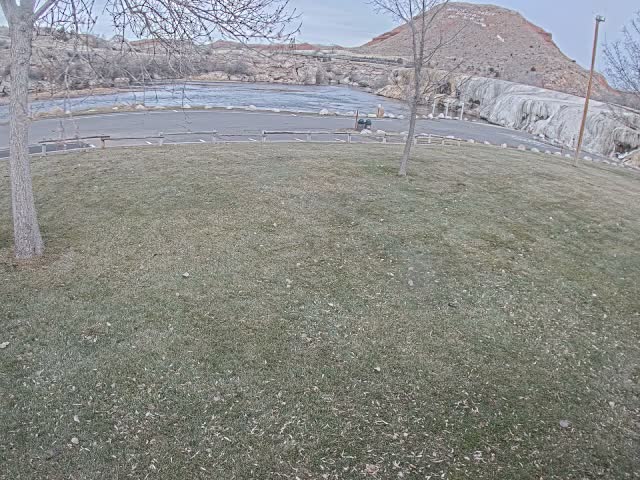 Thermopolis, Hot Springs State Park Bighorn River & Rainbow Terrace Live Cam - Thermopolis, Hot Springs, Wyoming, USA
