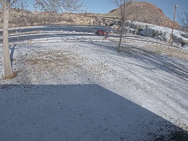 Thermopolis, Hot Springs State Park Bighorn River & Rainbow Terrace Live Cam - Thermopolis, Hot Springs, Wyoming, USA