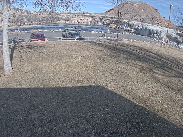 Thermopolis, Hot Springs State Park Bighorn River & Rainbow Terrace Live Cam - Thermopolis, Hot Springs, Wyoming, USA