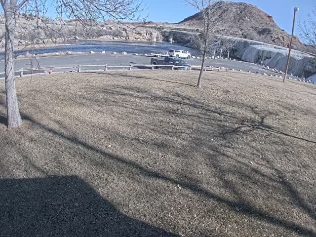 Thermopolis, Hot Springs State Park Bighorn River & Rainbow Terrace Live Cam - Thermopolis, Hot Springs, Wyoming, USA