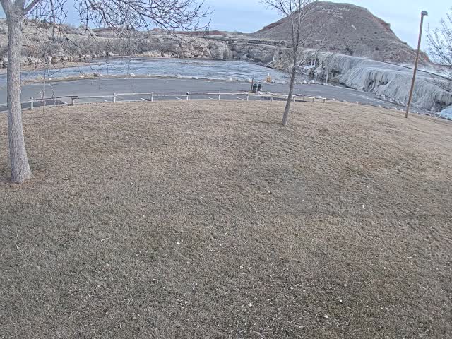 Thermopolis, Hot Springs State Park Bighorn River & Rainbow Terrace Live Cam - Thermopolis, Hot Springs, Wyoming, USA
