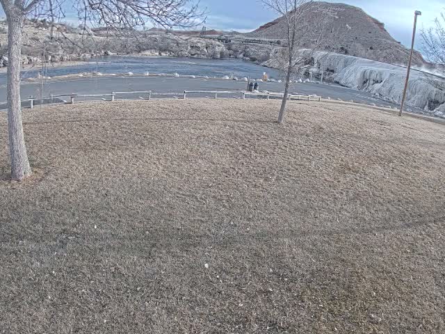 Thermopolis, Hot Springs State Park Bighorn River & Rainbow Terrace Live Cam - Thermopolis, Hot Springs, Wyoming, USA