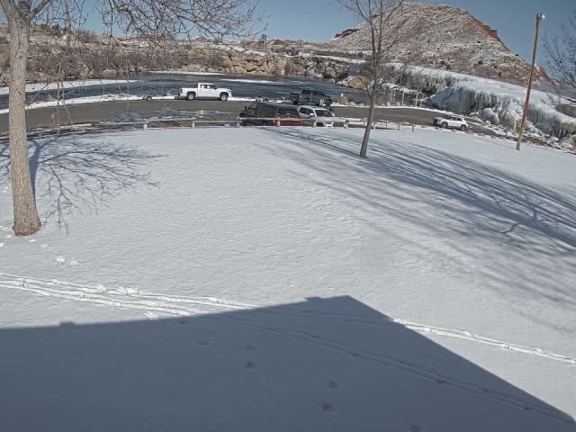 Thermopolis, Hot Springs State Park Bighorn River & Rainbow Terrace Live Cam - Thermopolis, Hot Springs, Wyoming, USA