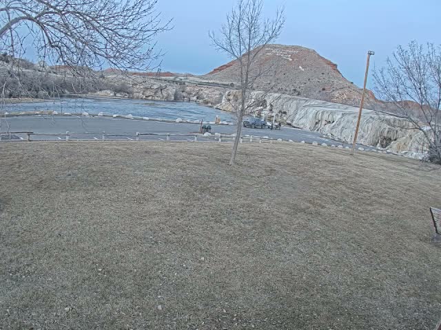 Thermopolis, Hot Springs State Park Bighorn River & Rainbow Terrace Live Cam - Thermopolis, Hot Springs, Wyoming, USA