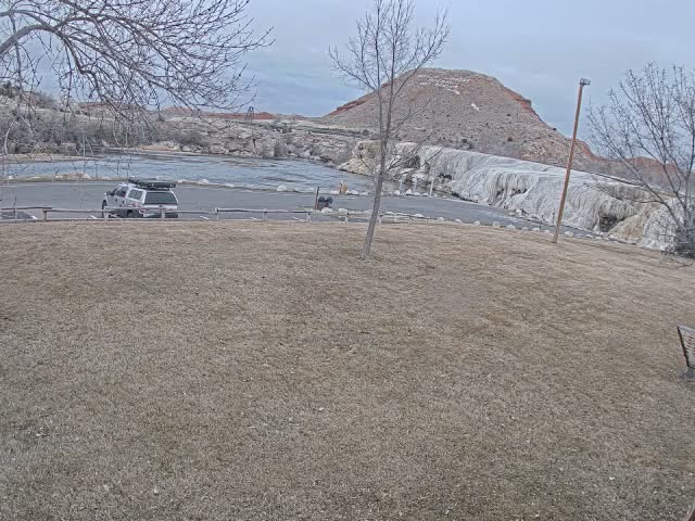 Thermopolis, Hot Springs State Park Bighorn River & Rainbow Terrace Live Cam - Thermopolis, Hot Springs, Wyoming, USA