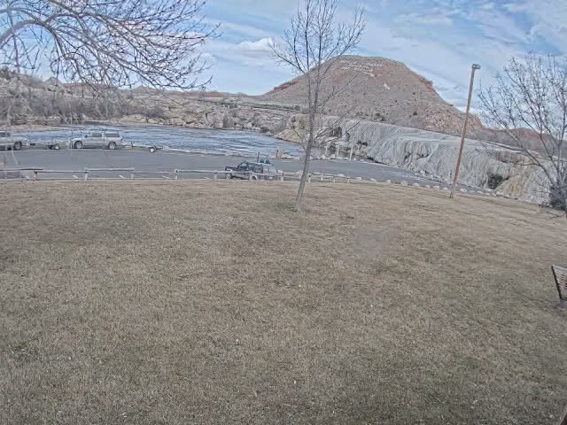 Thermopolis, Hot Springs State Park Bighorn River & Rainbow Terrace Live Cam - Thermopolis, Hot Springs, Wyoming, USA