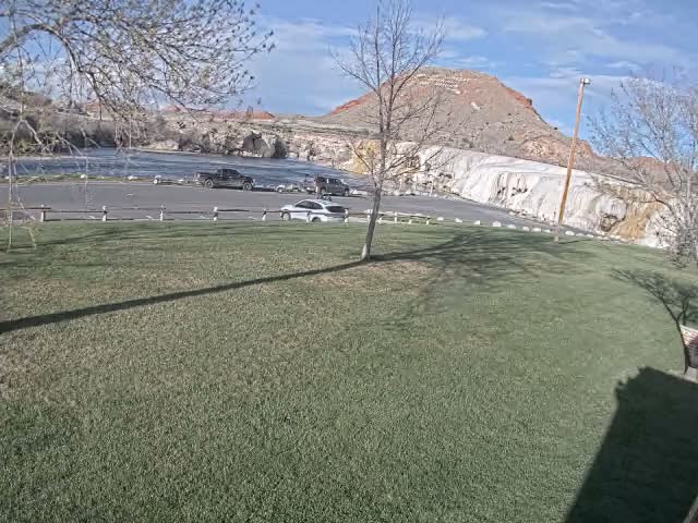 Thermopolis, Hot Springs State Park Bighorn River & Rainbow Terrace Live Cam - Thermopolis, Hot Springs, Wyoming, USA