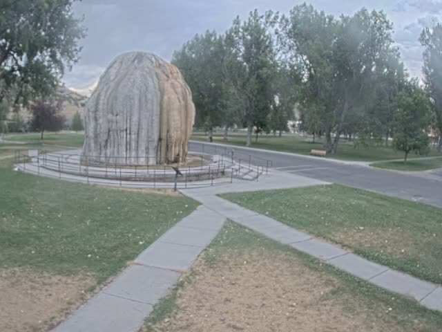 Thermopolis, Hot Springs State Park Tepee Fountain Live Cam - Thermopolis, Hot Springs, Wyoming, USA