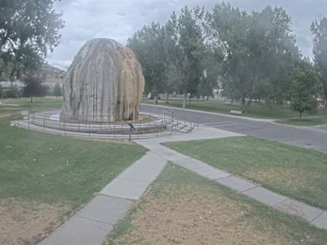 Thermopolis, Hot Springs State Park Tepee Fountain Live Cam - Thermopolis, Hot Springs, Wyoming, USA