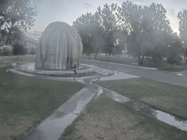 Thermopolis, Hot Springs State Park Tepee Fountain Live Cam - Thermopolis, Hot Springs, Wyoming, USA