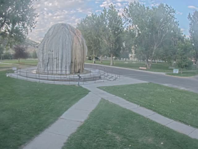 Thermopolis, Hot Springs State Park Tepee Fountain Live Cam - Thermopolis, Hot Springs, Wyoming, USA