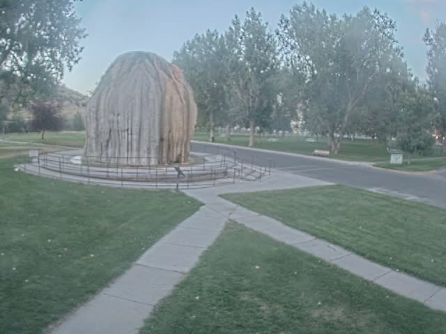 Thermopolis, Hot Springs State Park Tepee Fountain Live Cam - Thermopolis, Hot Springs, Wyoming, USA