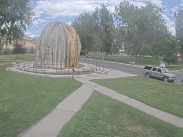 Thermopolis, Hot Springs State Park Tepee Fountain Live Cam - Thermopolis, Hot Springs, Wyoming, USA