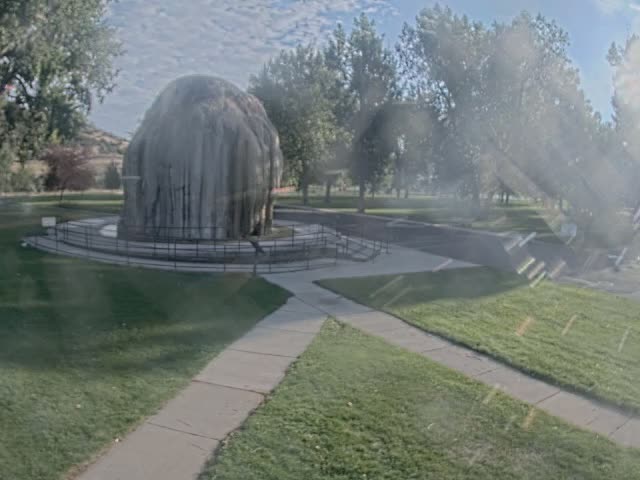 Thermopolis, Hot Springs State Park Tepee Fountain Live Cam - Thermopolis, Hot Springs, Wyoming, USA