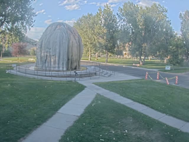 Thermopolis, Hot Springs State Park Tepee Fountain Live Cam - Thermopolis, Hot Springs, Wyoming, USA