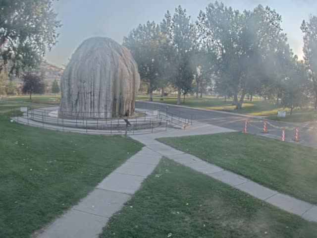Thermopolis, Hot Springs State Park Tepee Fountain Live Cam - Thermopolis, Hot Springs, Wyoming, USA