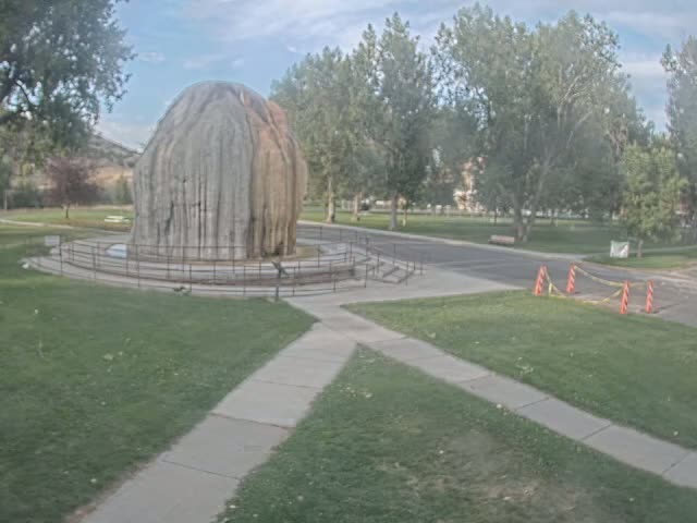 Thermopolis, Hot Springs State Park Tepee Fountain Live Cam - Thermopolis, Hot Springs, Wyoming, USA