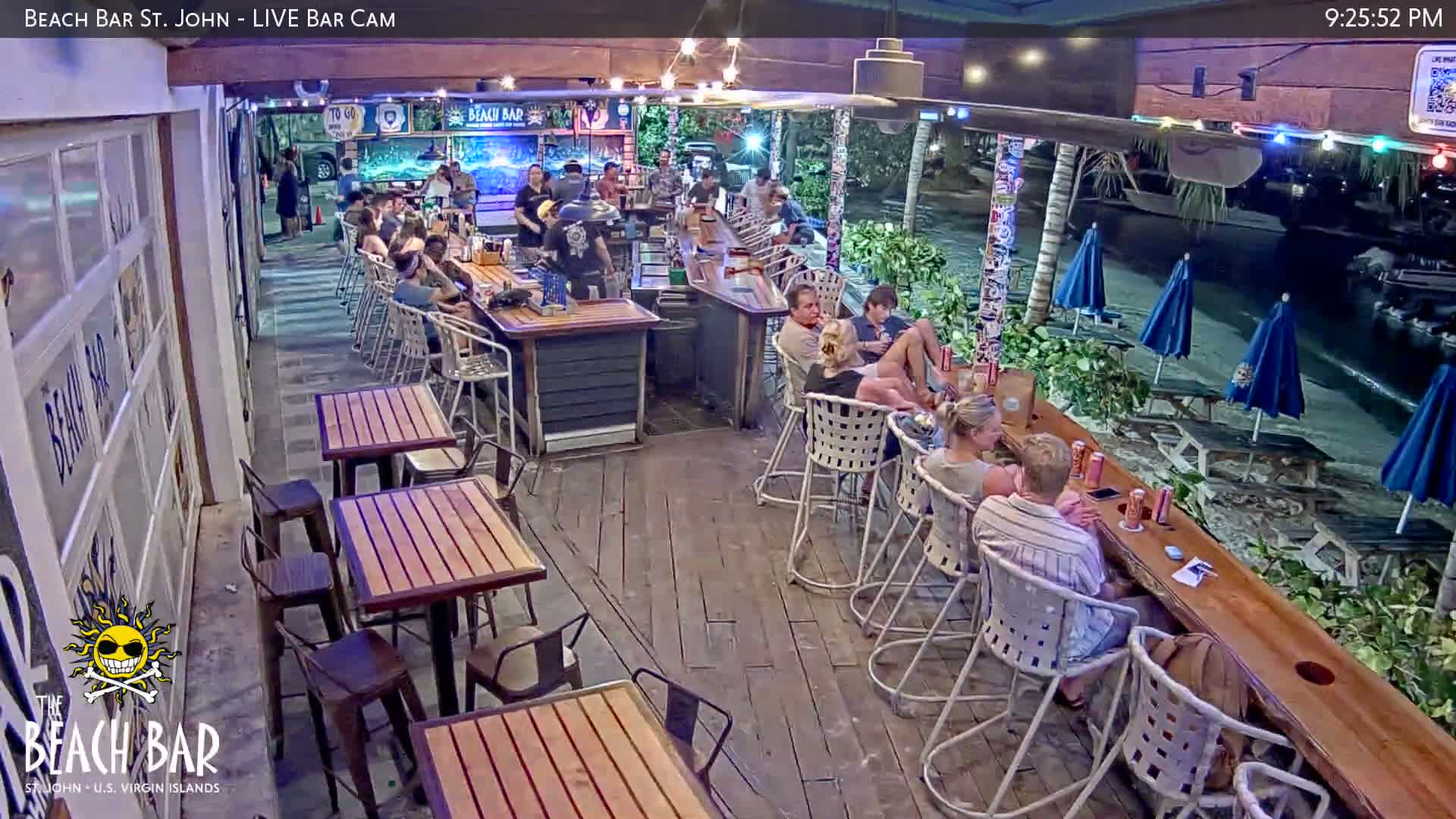 St. John, Cruz Bay The Beach Bar Live Cam - Cruz Bay, St. John, United States Virgin Islands, USA