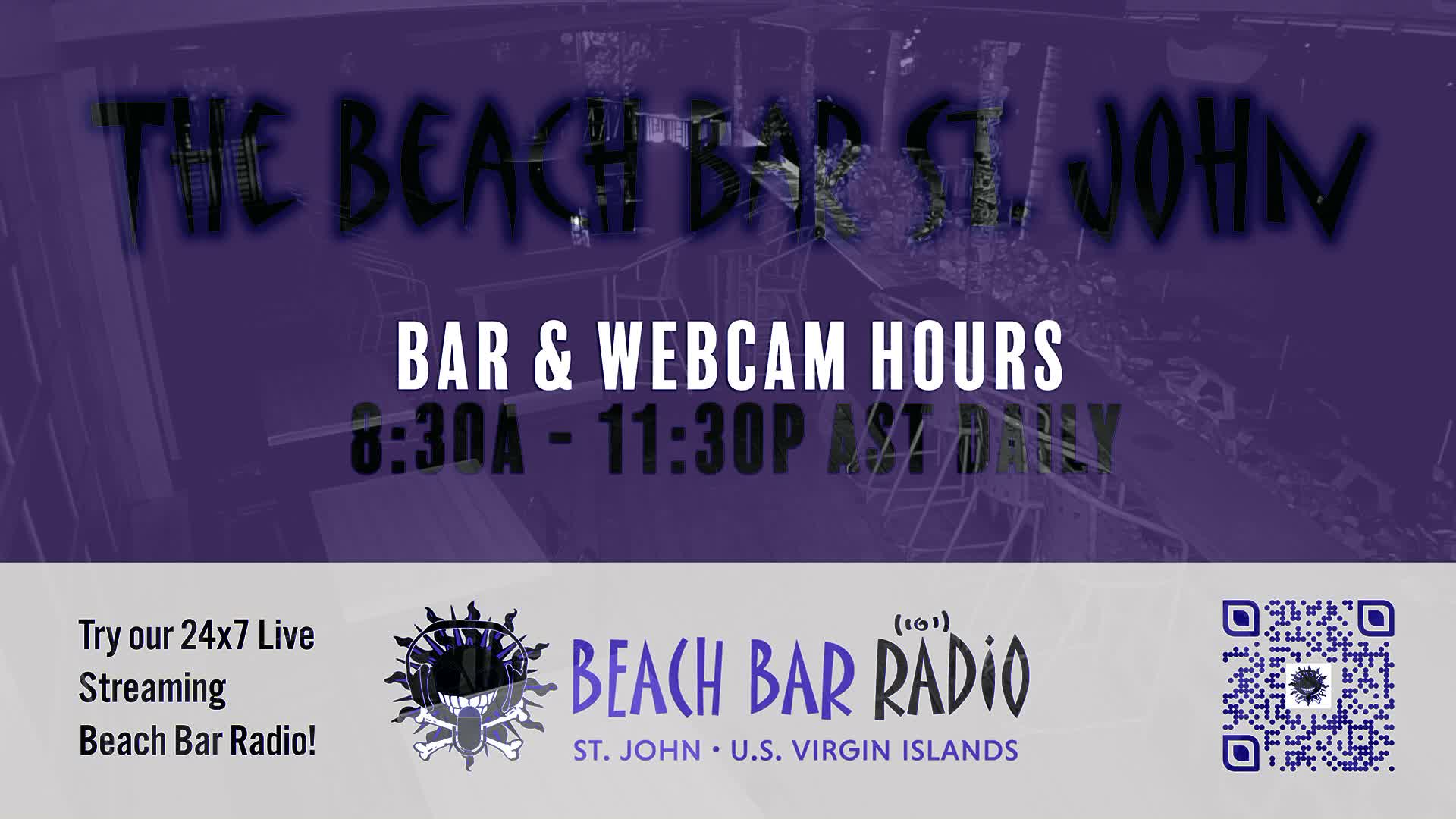 St. John, Cruz Bay The Beach Bar Live Cam - Cruz Bay, St. John, United States Virgin Islands, USA