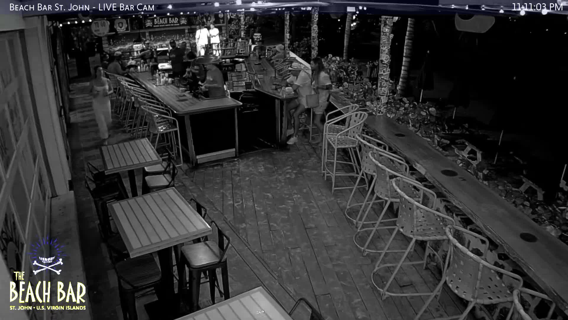 St. John, Cruz Bay The Beach Bar Live Cam - Cruz Bay, St. John, United States Virgin Islands, USA
