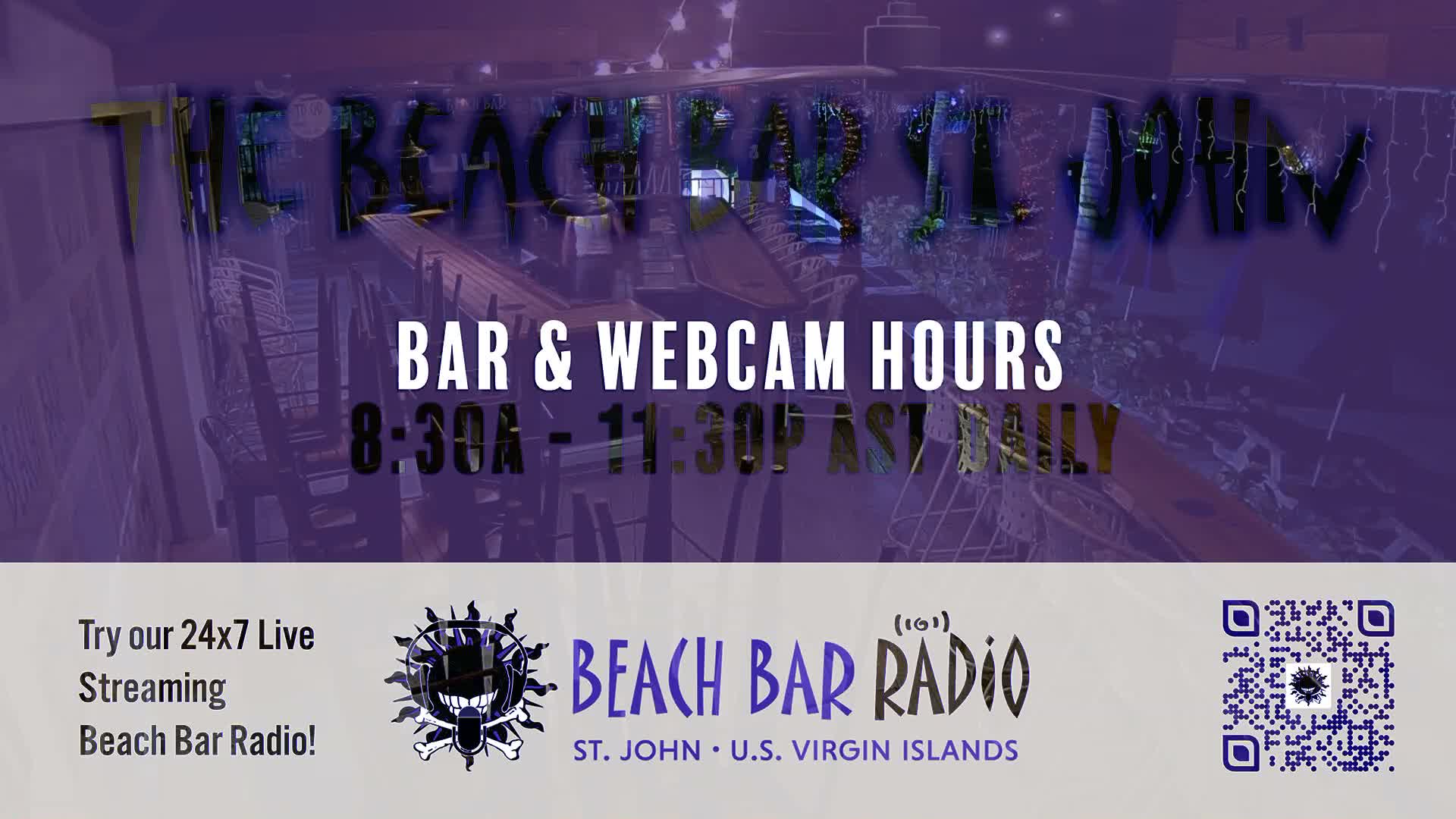 St. John, Cruz Bay The Beach Bar Live Cam - Cruz Bay, St. John, United States Virgin Islands, USA