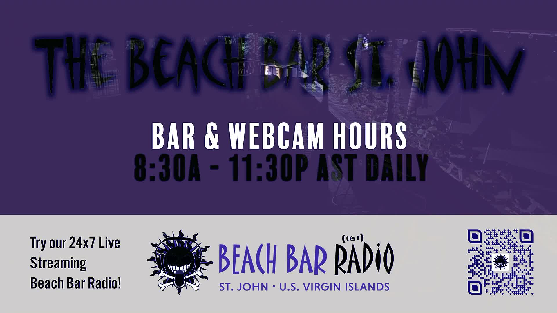 St. John, Cruz Bay The Beach Bar Live Cam - Cruz Bay, St. John, United States Virgin Islands, USA