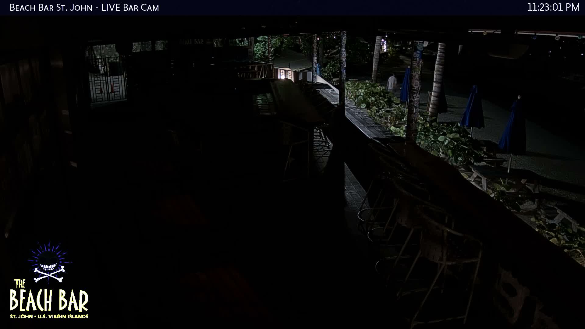 St. John, Cruz Bay The Beach Bar Live Cam - Cruz Bay, St. John, United States Virgin Islands, USA