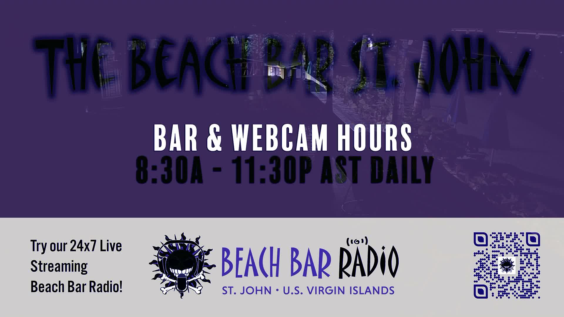 St. John, Cruz Bay The Beach Bar Live Cam - Cruz Bay, St. John, United States Virgin Islands, USA