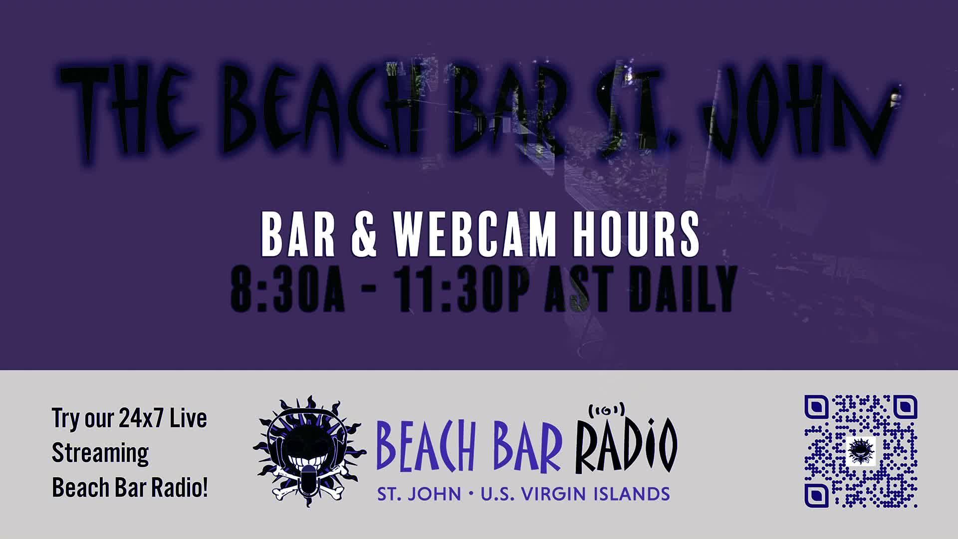 St. John, Cruz Bay The Beach Bar Live Cam - Cruz Bay, St. John, United States Virgin Islands, USA