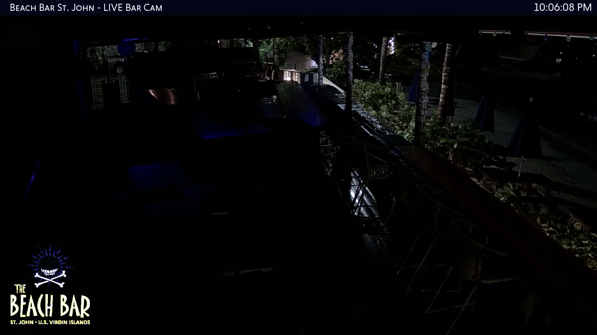 St. John, Cruz Bay The Beach Bar Live Cam - Cruz Bay, St. John, United States Virgin Islands, USA