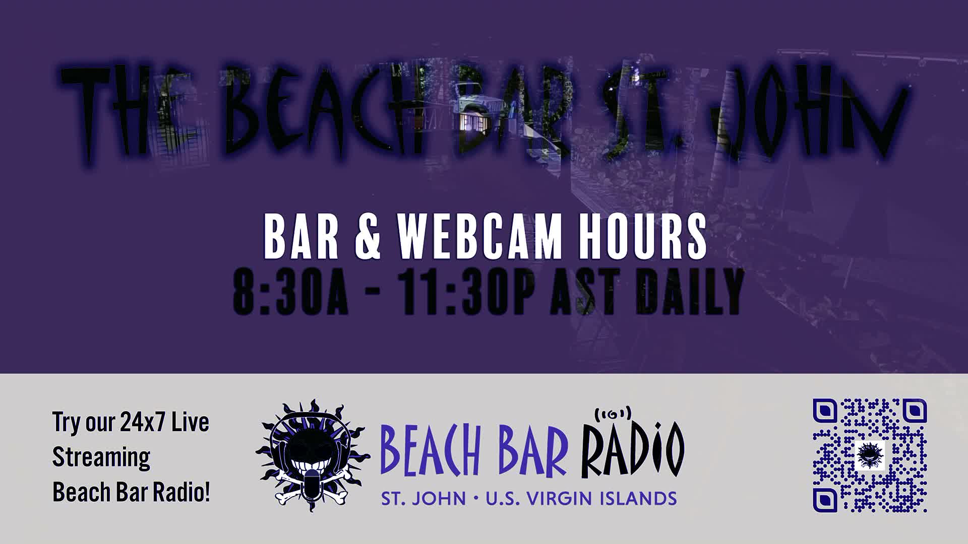 St. John, Cruz Bay The Beach Bar Live Cam - Cruz Bay, St. John, United States Virgin Islands, USA