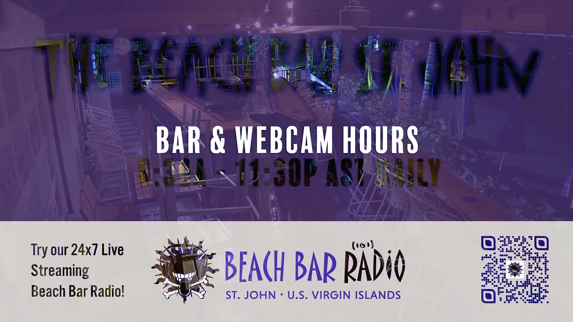 St. John, Cruz Bay The Beach Bar Live Cam - Cruz Bay, St. John, United States Virgin Islands, USA