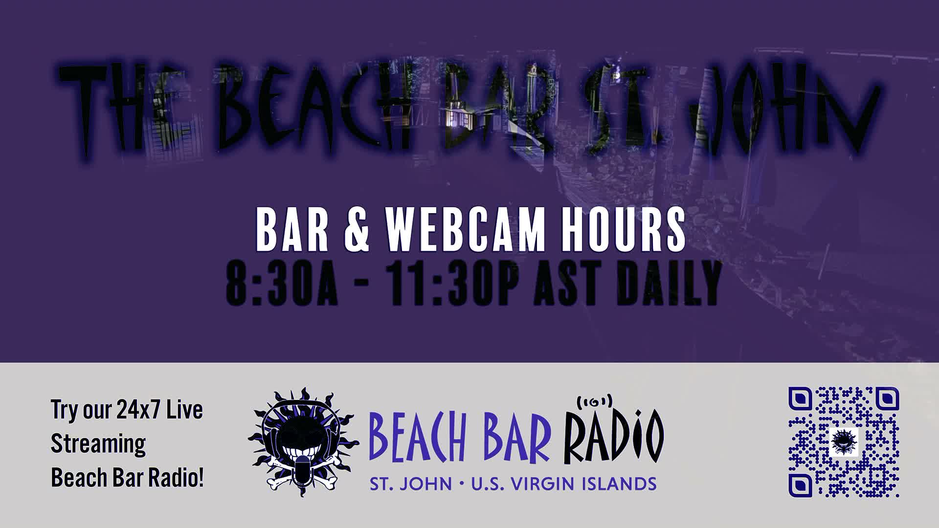 St. John, Cruz Bay The Beach Bar Live Cam - Cruz Bay, St. John, United States Virgin Islands, USA