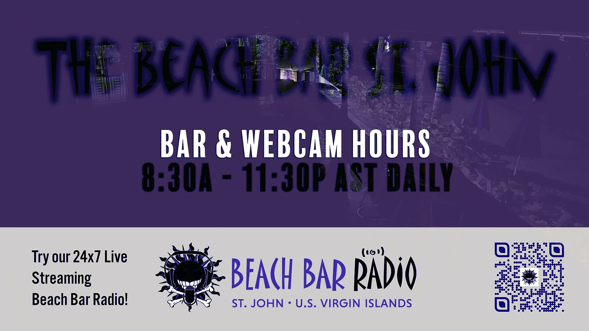 St. John, Cruz Bay The Beach Bar Live Cam - Cruz Bay, St. John, United States Virgin Islands, USA