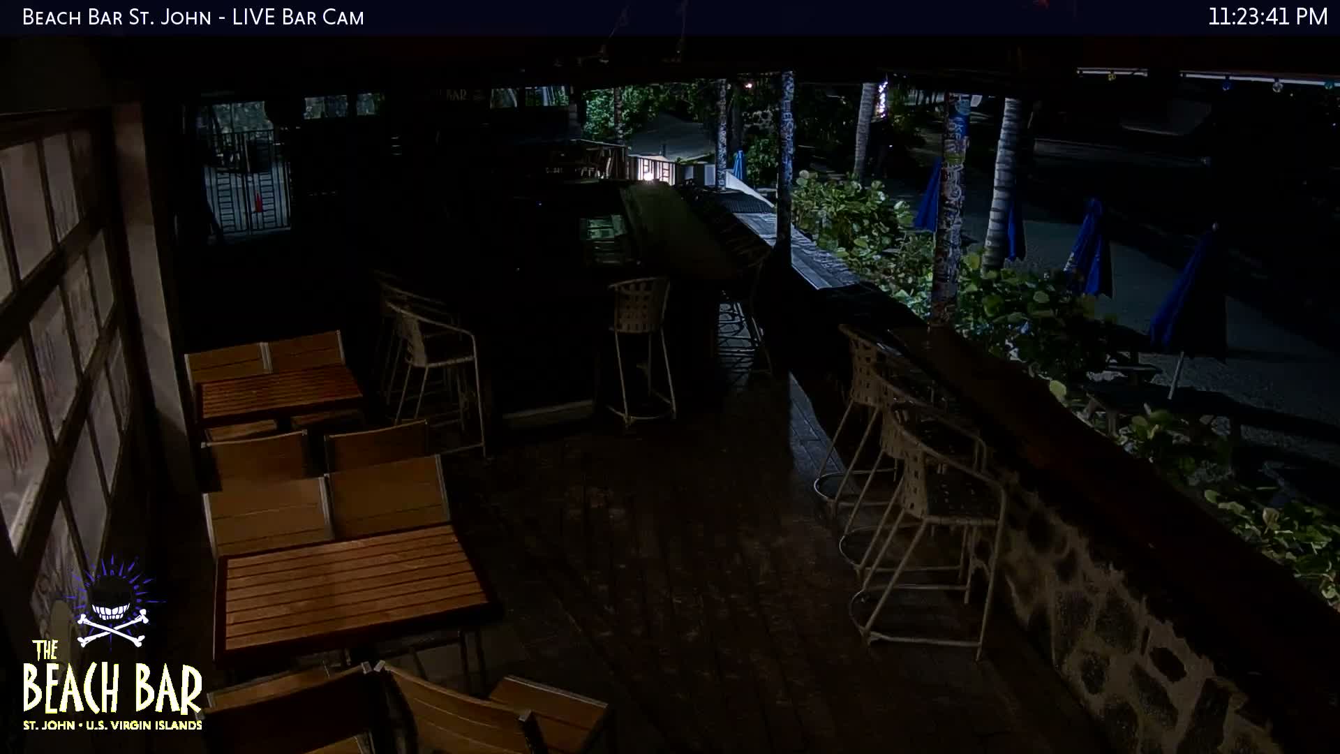 St. John, Cruz Bay The Beach Bar Live Cam - Cruz Bay, St. John, United States Virgin Islands, USA