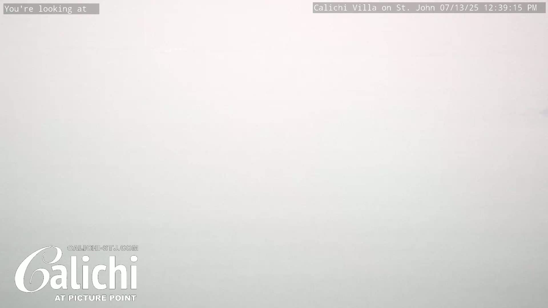 Coral Bay  St. John  & British Virgin Islands View from Calichi Picture Point Live Cam - Coral Bay, St. John,United States Virgin Islands, USA