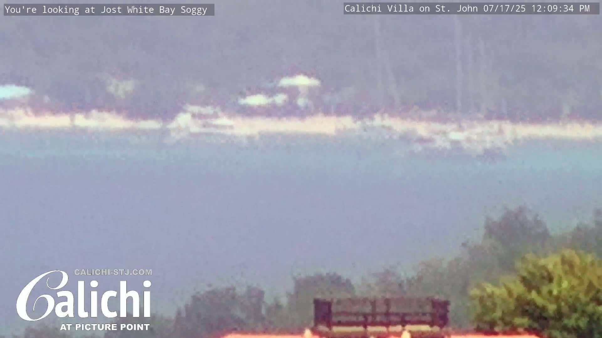 Coral Bay  St. John  & British Virgin Islands View from Calichi Picture Point Live Cam - Coral Bay, St. John,United States Virgin Islands, USA