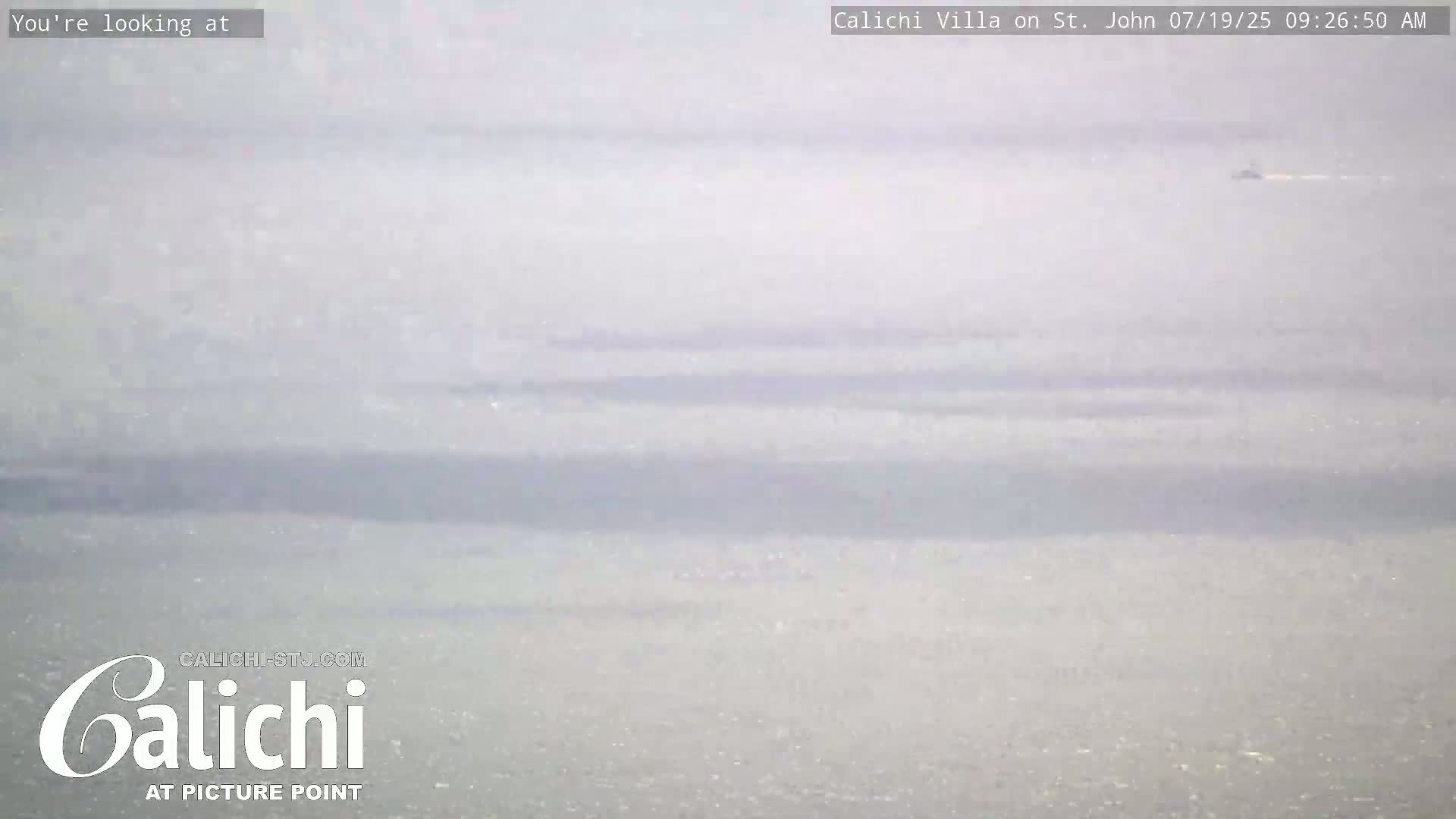 Coral Bay  St. John  & British Virgin Islands View from Calichi Picture Point Live Cam - Coral Bay, St. John,United States Virgin Islands, USA