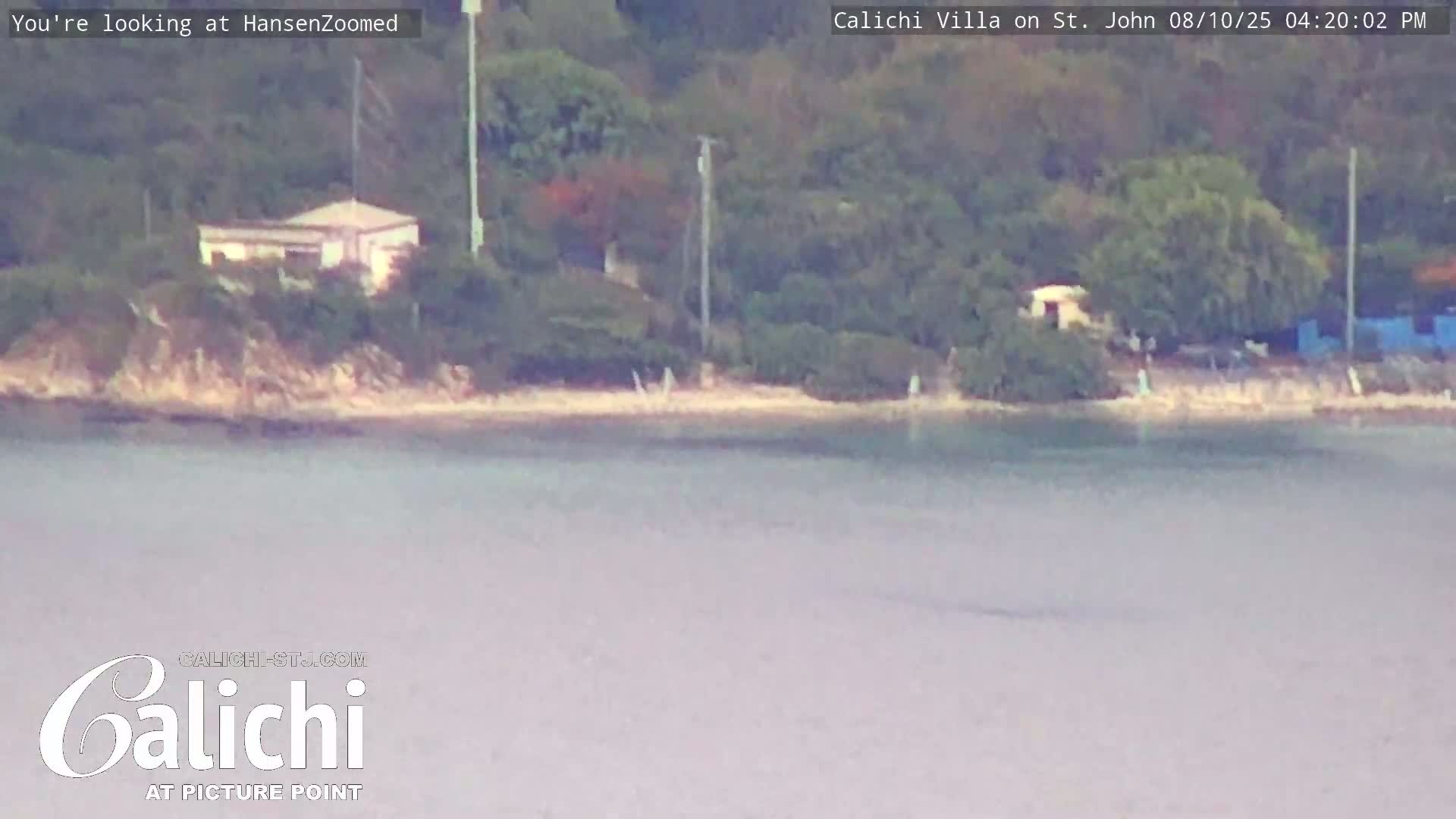 Coral Bay  St. John  & British Virgin Islands View from Calichi Picture Point Live Cam - Coral Bay, St. John,United States Virgin Islands, USA