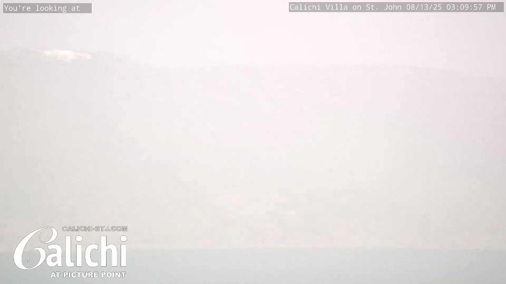 Coral Bay  St. John  & British Virgin Islands View from Calichi Picture Point Live Cam - Coral Bay, St. John,United States Virgin Islands, USA