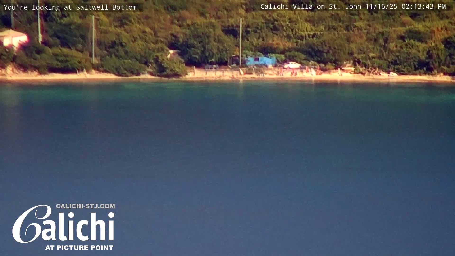 Coral Bay  St. John  & British Virgin Islands View from Calichi Picture Point Live Cam - Coral Bay, St. John,United States Virgin Islands, USA