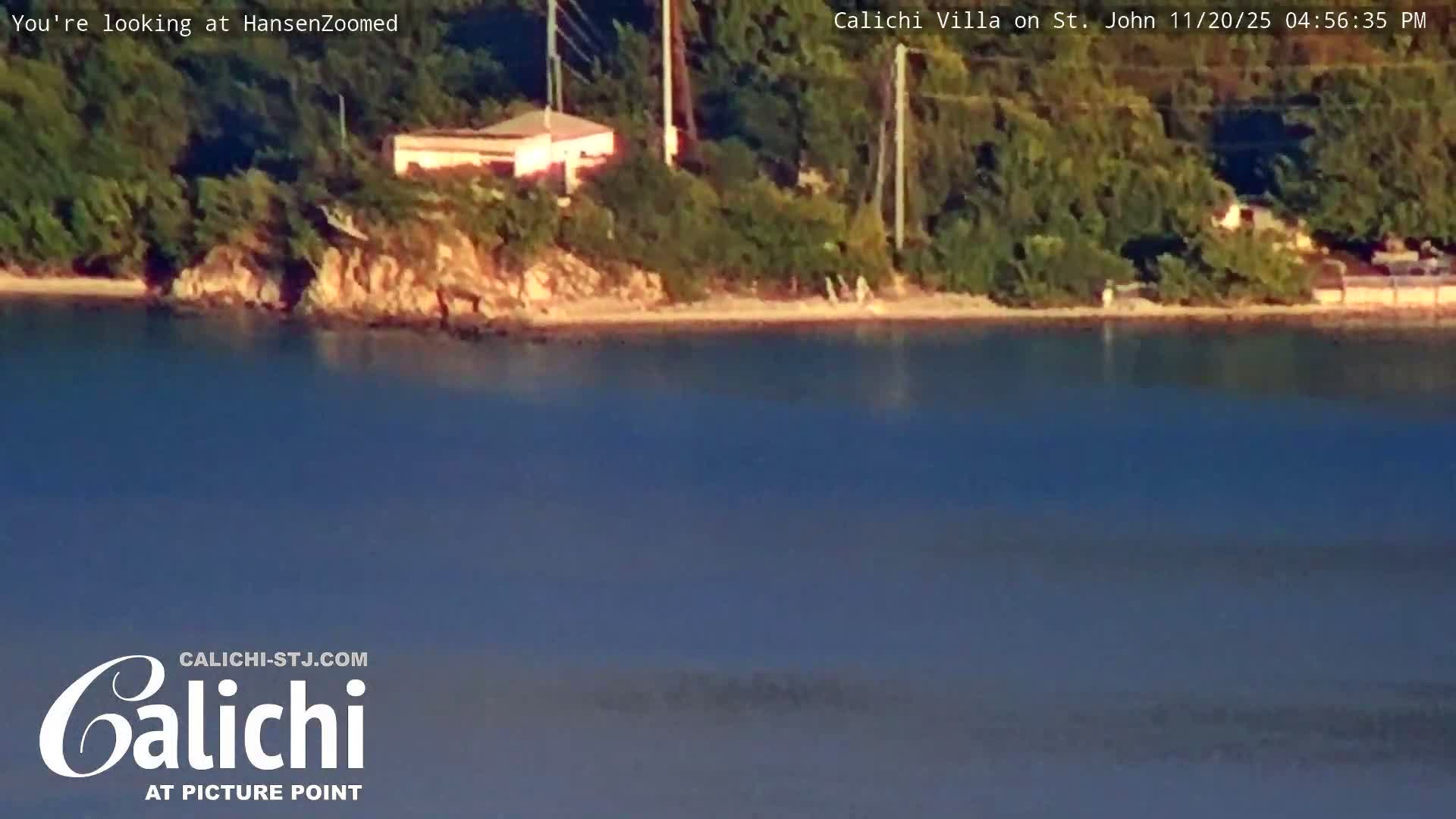 Coral Bay  St. John  & British Virgin Islands View from Calichi Picture Point Live Cam - Coral Bay, St. John,United States Virgin Islands, USA