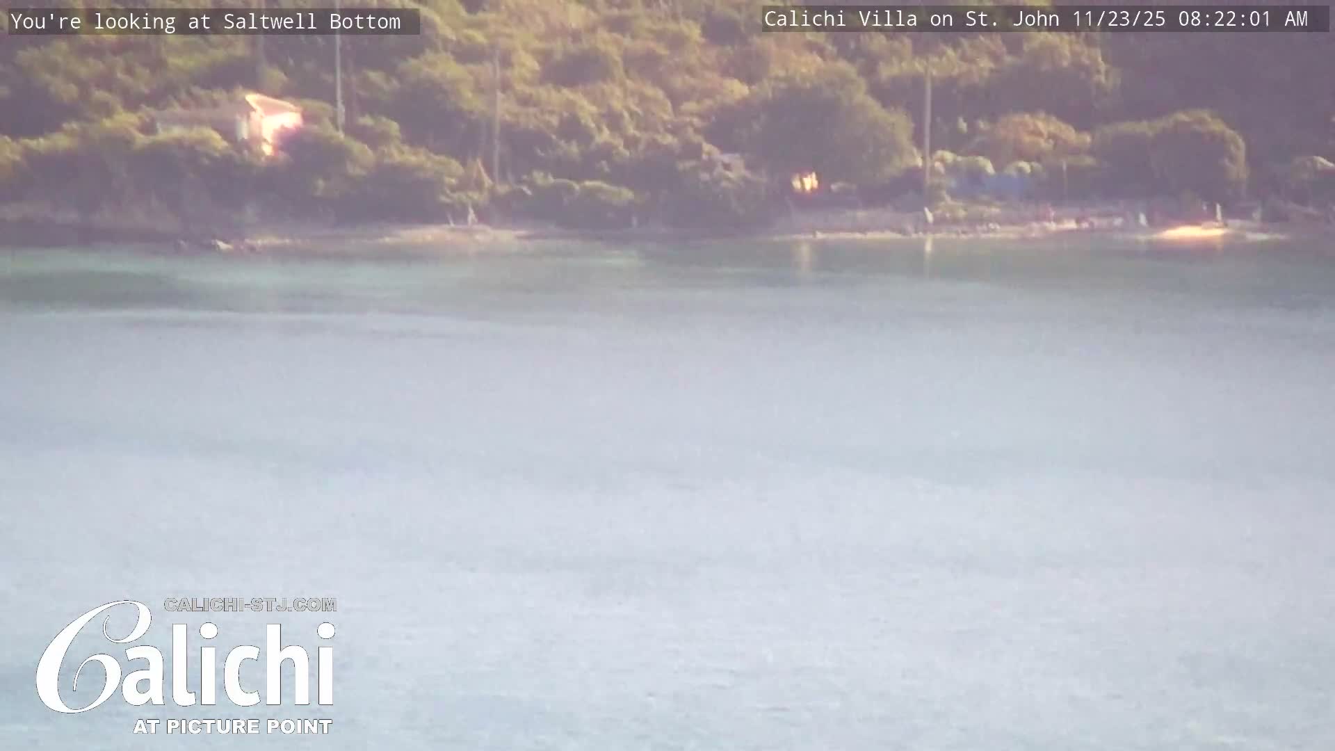 Coral Bay  St. John  & British Virgin Islands View from Calichi Picture Point Live Cam - Coral Bay, St. John,United States Virgin Islands, USA