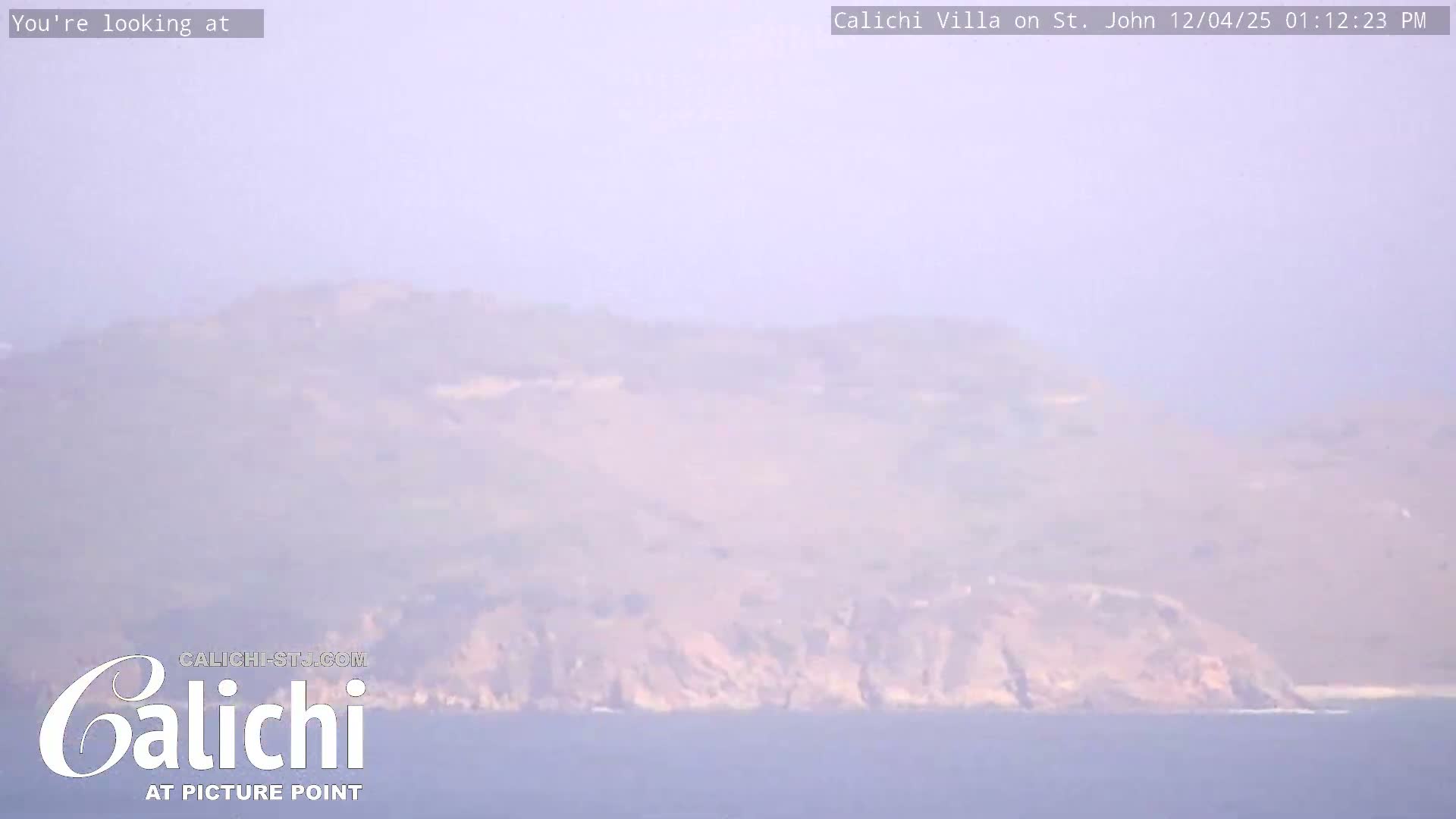 Coral Bay  St. John  & British Virgin Islands View from Calichi Picture Point Live Cam - Coral Bay, St. John,United States Virgin Islands, USA